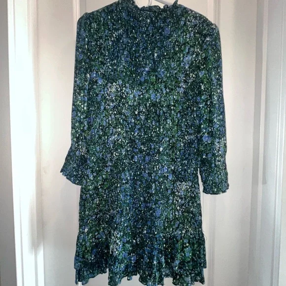 Veronica Beard Farha Dress in Green Multicolor Women’s - Picture 4 of 6